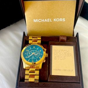 Michael Kors watch hunger stop oversized runway watch